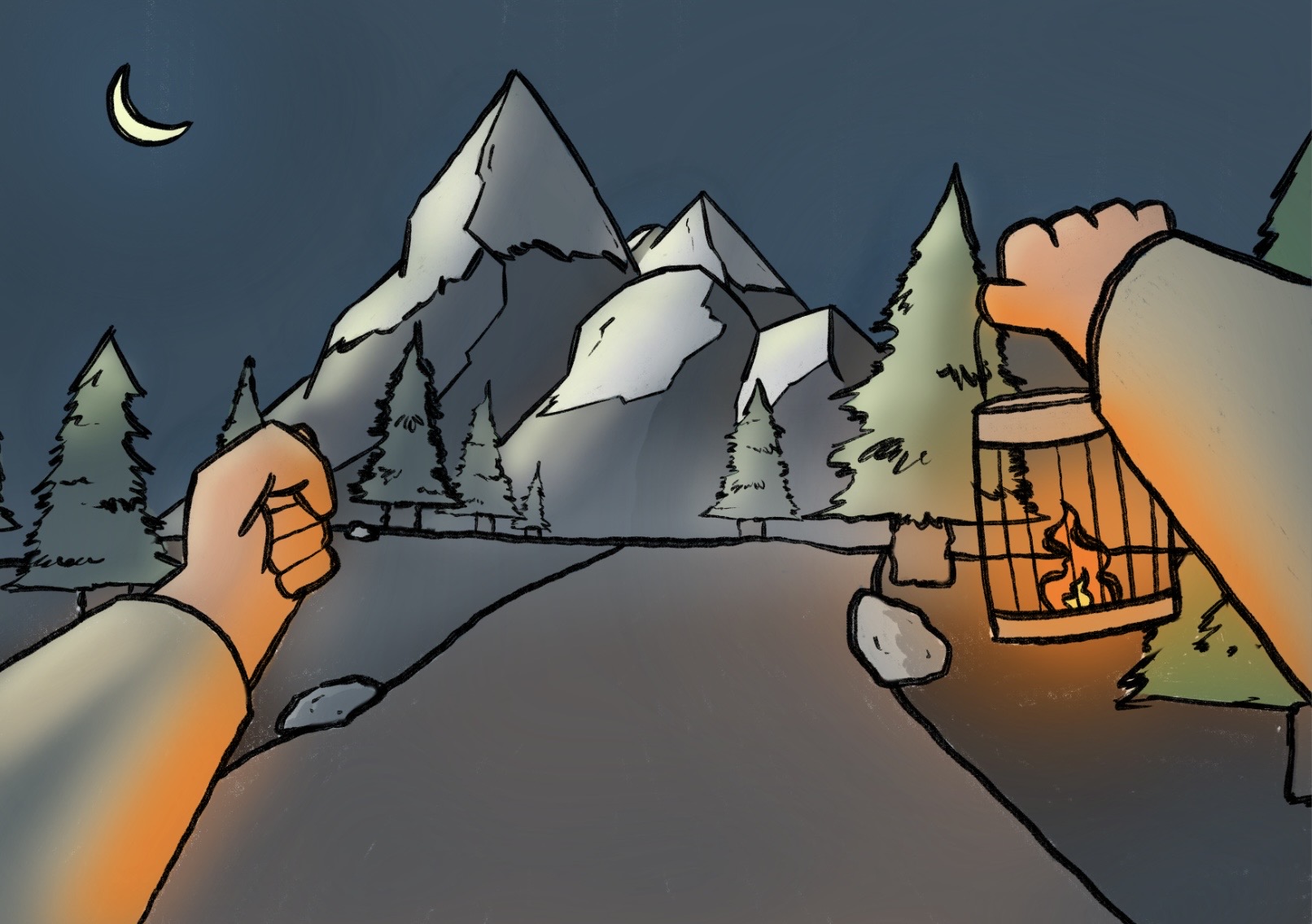 Concept art of King's Crest